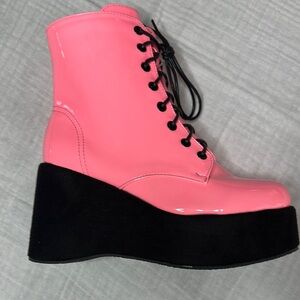 New Dolls Kill Sweet Literally Living Platform Boots